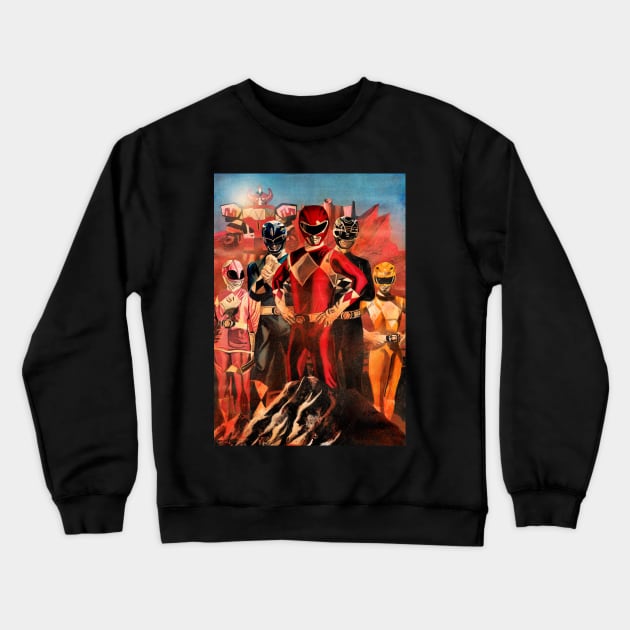 Saturday Morning Power Crewneck Sweatshirt by lucafon18